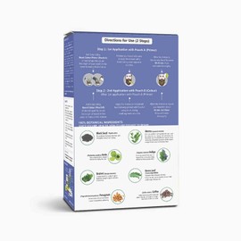 Indus Valley 100% botanical Hypo Allergic Beard Color for Men (Dark Brown) Beard Dye For Men Dark Brown, Men's Natural Beard Hair Coloring Kit, Amonia & PPD Free Made up of 8 Organic Ingredients