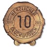 DARO Design Engraved Round Wooden Plaque, Gift for Anniversaries, Birthdays,