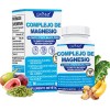 Gwynne Suplemento Complejo Magnesio Elemental 1000mg Glicinato Citrato Malato Taurato