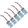 SURPOUF 5PCS W10695459 LED Refrigerator Light Board Replacement W10660728 W11126053