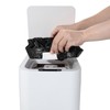 Automatic Trash Can Refill Bags 6 Rolls Black Trash Bags