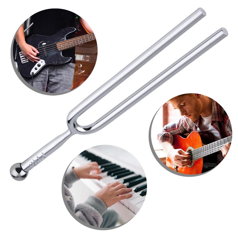 Ryaupy Aluminium Alloy Tuner - Standard A440 Tuning Fork -