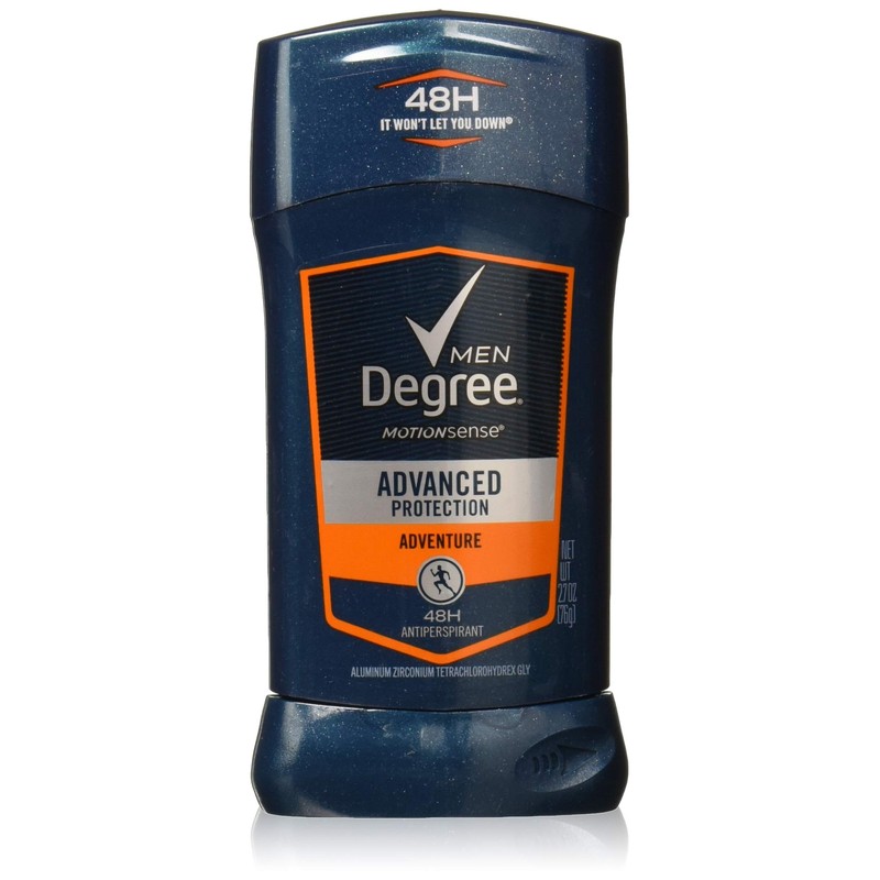 Degree Men MotionSense Antiperspirant Deodorant Adventure 2.7 oz(Pack of 6)