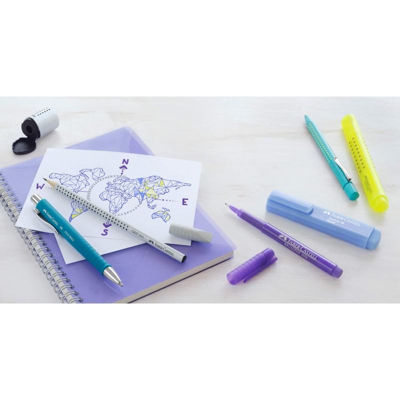 Faber-Castell 155436"Broadpen 1554" Fineliner - Violet,0.8 mm