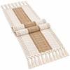 Boho Table Runner for Dining Room Decor – Cream &