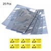 sourcing map Anti Static Bags Shielding Bag 25pcs 6.3x9inch(16x23cm) Open