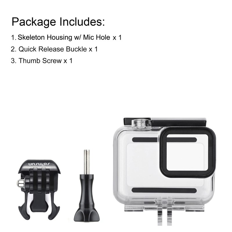 SOONSUN Side Open Skeleton Protective Housing Case for GoPro Hero