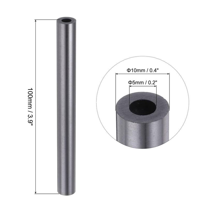 MECCANIXITY 2pcs Graphite Tube Graphite Stir Rod Stick Crucible Stir