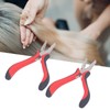 2pcs Hair Extensions Plier Ergonomic Handle Skid Resistance 2 Holes