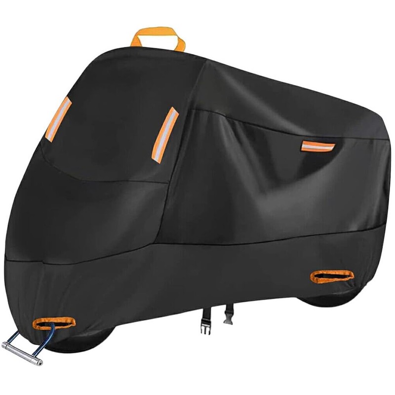 Waterproof Oxford Motorcycle Cover Ride Year-Round 2. Front and Rear
