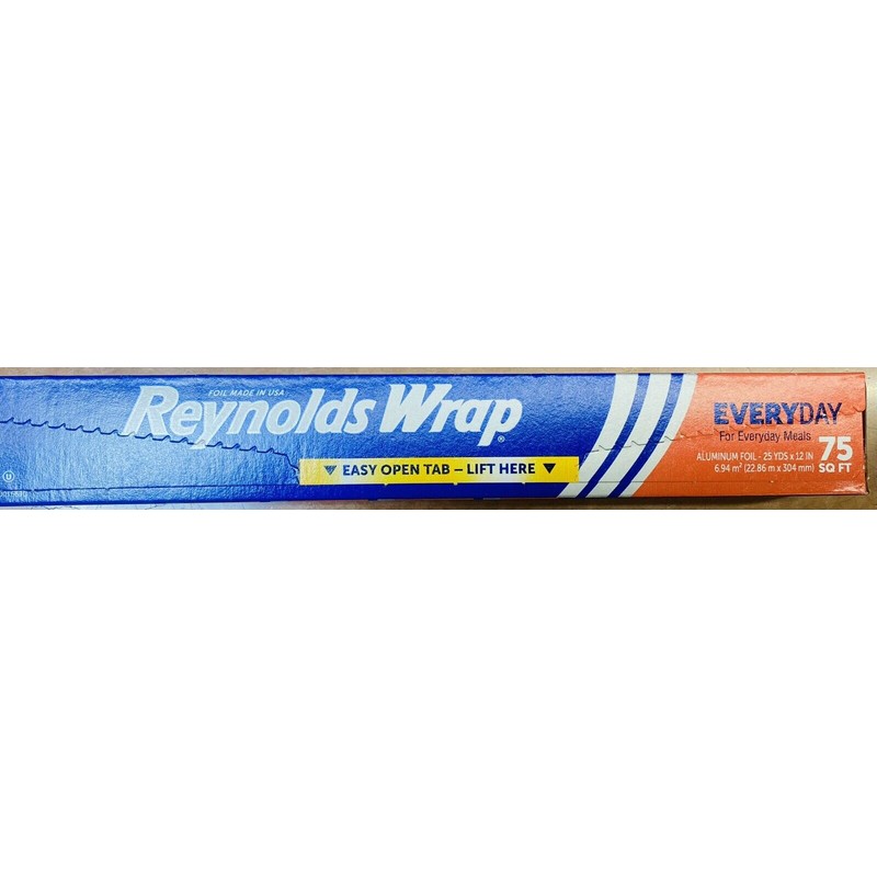 Reynolds Wrap Aluminum Foil EVERYDAY Roll 75 Square Feet -