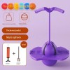 Unbranded Frog Jump Bouncing Ball | Height Exercise Equipment for Balance Training Kids - purple