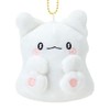 Sanrio 466077 Hanamaru Ghost Mascot Holder, Polyester, Steel, For Ages