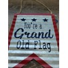 GBI Patriotic Metal Wall Decor Decoration You're a Grand Old