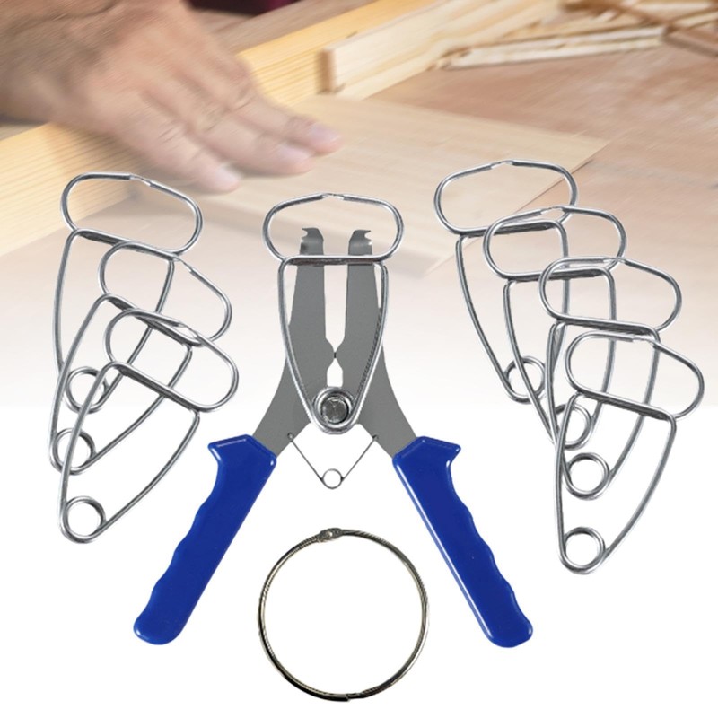 Colcolo Miter Spring Clamps Pliers Kit Woodworking Tool Strong Non-Slip