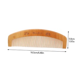 NOLITOY Hairdressing Comb Set Wooden Anti-static Brush for Women Men Fine Tooth Scalp Care Portable 3pcs for Travel
