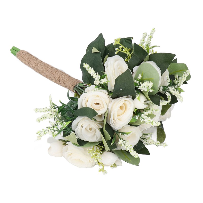 Wedding Bouquet Artificial Fake Flower Bouquet Romantic Bridal Hand Bouquet