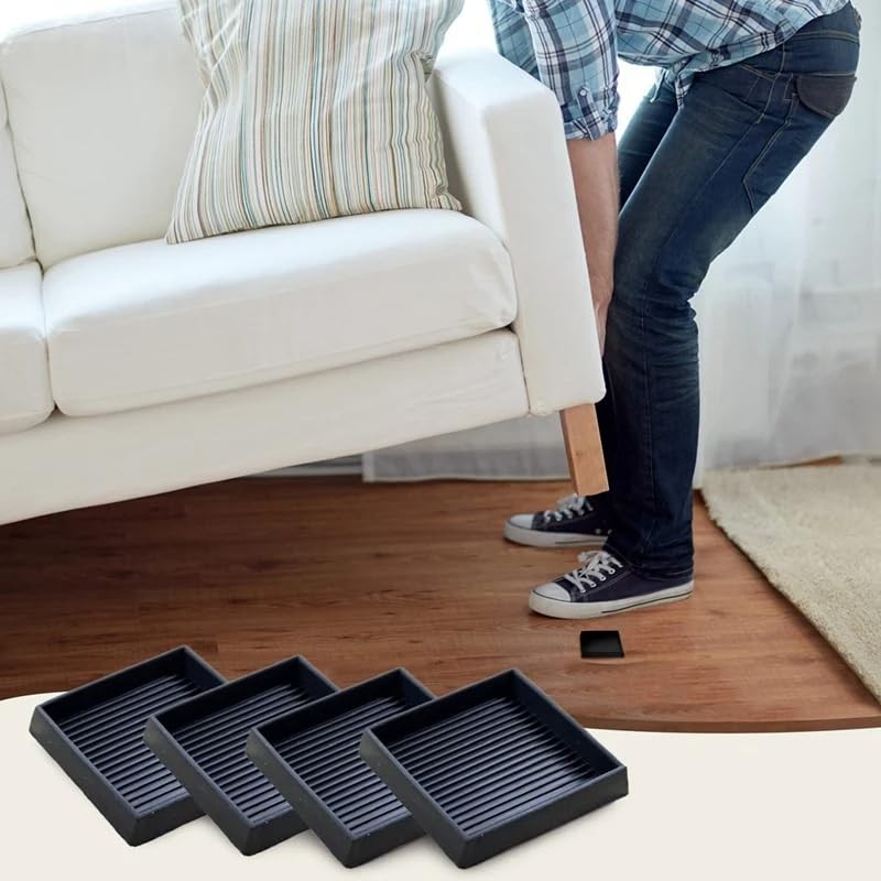 Caster Stopper | Anti-Slip Rubber for Furniture Casters | Won't