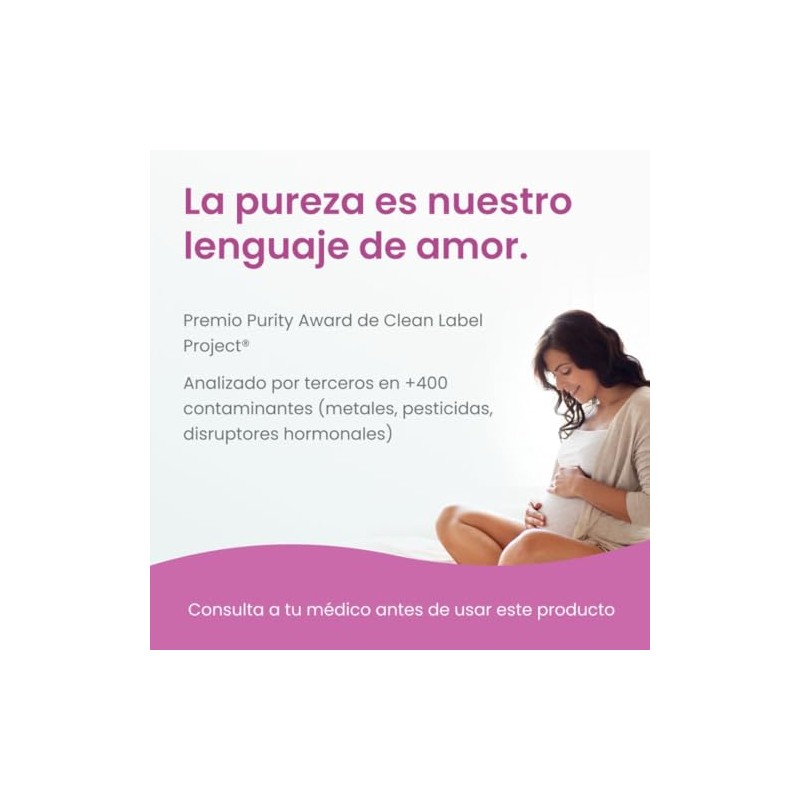 Optify Myo Inositol Chiro Folato Vitamina Gluten 120 Cápsulas Suministro