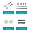 Calmwaters 10PM3424 Wall Mounted Sink Fixing Kit with 14 cm