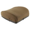 Backrest Hydraulic or Mechanical Seat Fabric Brown Compatible With/Replacement For: