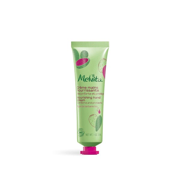 Melvita Bio Fruit Hand Cream, Prickly Pear, 1.0 fl oz (30 ml), Other Prickly Pear Scent
