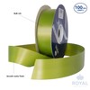 Red Poly Satin Waterproof Ribbon 1 3/8" (#9) For Floral