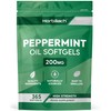 Peppermint Oil Capsules 200mg | 365 Softgel Capsules | Digestion