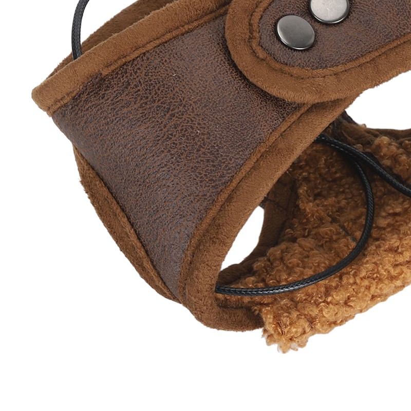 Dog Aviation Hat Soft Warm Adjustable Rope Retro Fashionable Pet