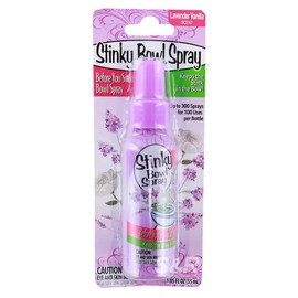 Stinky Bowl Spray Lavender Vanilla Scent 1.85 Oz - 8 Packs