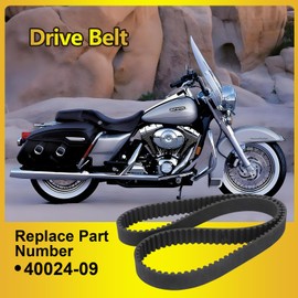 Drive Belt Replace 40024-09 Compatible with Harley-Davidson 2009-2024 Touring Series, 140T, 24MM Width