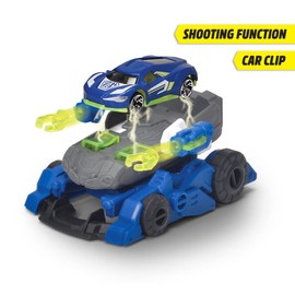 Dickie Toys Rescue Hybrids Police Trooper (12 cm) - 2-in-1 Robot Police Car for Children from 3 Years Including Removable Toy Car (7.5 cm), Toy Vehicle with Cool Functions