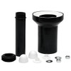 190mm Long Black Straight Soil Pipe Wc Toilet Waste Water