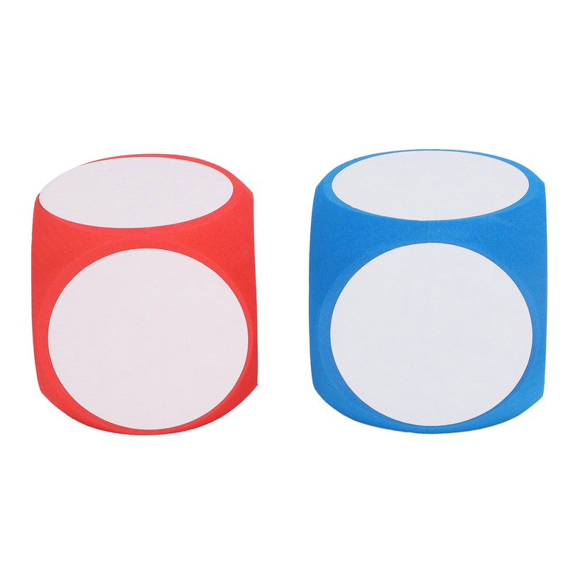2pcs Dry Erase Dice Set Write On Wipe Off Dry