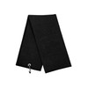 Wumio Golf Towel, Microfiber Black with Carabiner, Height 19.7 inches