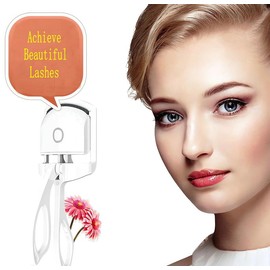 Heated Eyelash Curlers, Heated Lash Curler, Electric Eyelash Curler, Rechargeable Eyelash Curler, Handheld Eyelash Heated Curler - Color: Green