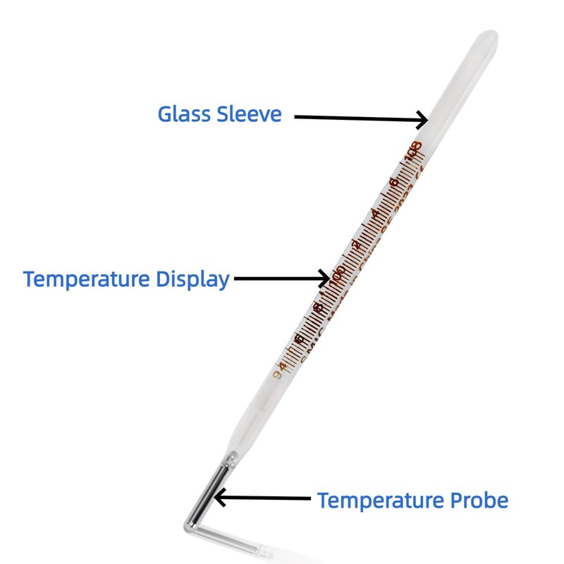 ℉ Oral Thermometer for Adults and Kids 2PCS - Glass