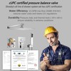 Rain Shower System 12 Inches Shower Head with Handheld Combo