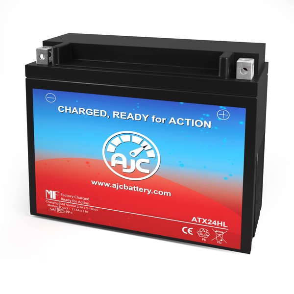 AJC Battery Compatible with Duracell Ultra CYL10007 Powersports Replacement Battery