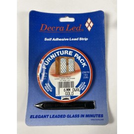 Decra Led Self Adhesive Lead Strip Furniture Pack - Small Window Pack 1/4 X 33FT