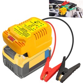 Car Jump Starters Adapter Compatible with DeWalt 20V MAX Batteries with 11AWG Jump kit Cable for use with Trucks, SUVs, Full-Size Cars, mid-Size Cars and Small Compact Cars Vehicles