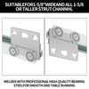 BIAXJUNY 4 Wheel Trolley Assembly Rollers, Bearing Trolley Assembly for