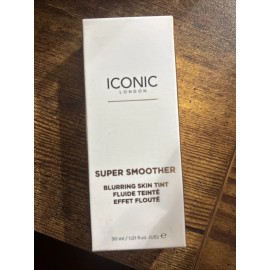 Iconic London SUPER SMOOTHER Blurring Skin Tint ~ Warm Deep ~ 1.01 Fl Oz 30mL