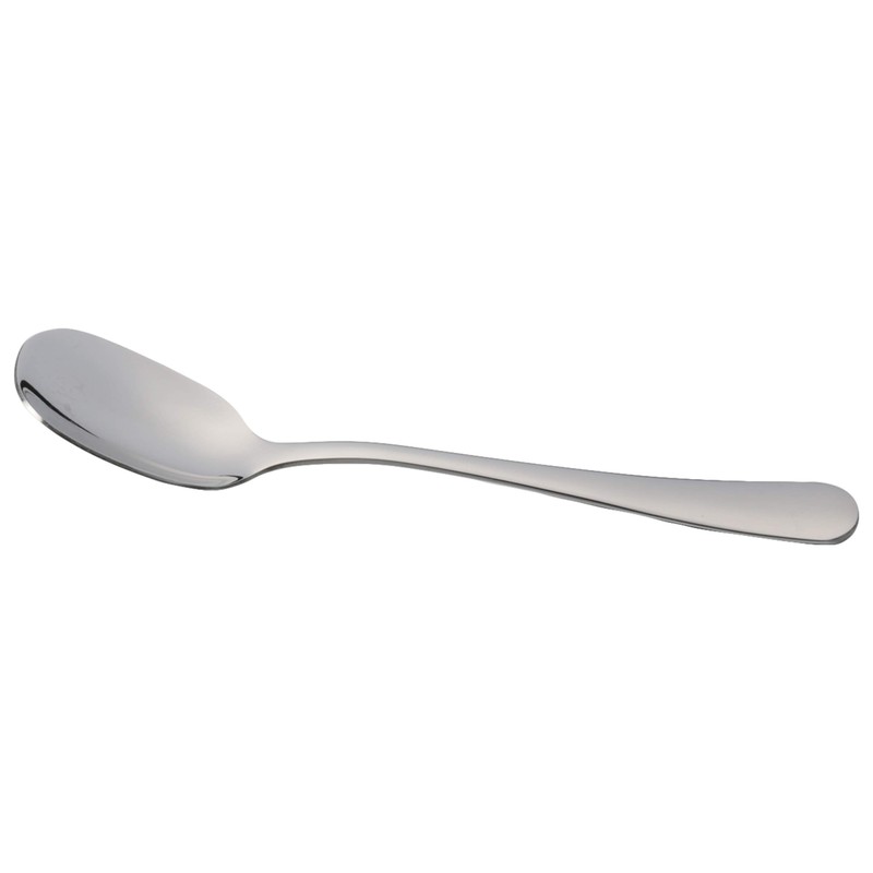 6 Ice Cream Spoons 14.5 x 3 cm Stainless Steel
