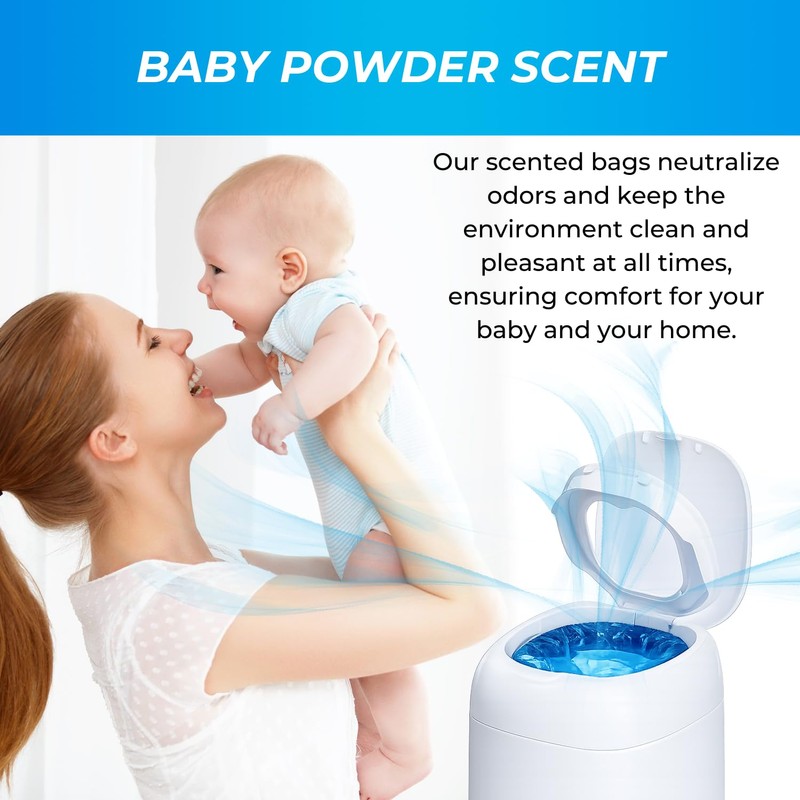 My Happy Nappy 8 Nappy Bin Refills 4.5 Metres Scented