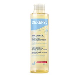 DEXERYL Cleansing Oil: Daily Cleansing of Body and Face, for Dry Skin Prone to Ecema, 1 x 200 ml