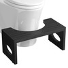 ROMGUAR CRAFT 7 Inch Bamboo Toilet Stool, Foldable Poop Stool,