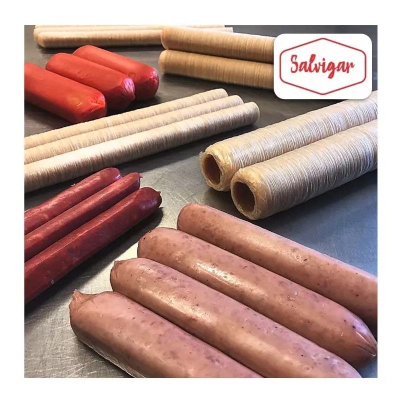 SALVIGAR Collagen Casings Dry 21mm / 50ft for stuffing 26