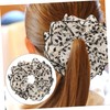 VICASKY Retro Leopard Print Scrunchy for Women Durable Cloth Hair