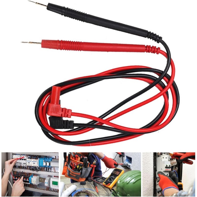 1000V 20A 10A Digital Multimeter Sample Test Leads Pin Needle